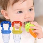 Baby Fruit Feeding Pacifier – BPA-free silicone pacifier for safe fruit feeding and teething relief.