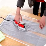 Mesh Ironing Board for Clothing with Protective Cloth Guard Cover and Pressing Pad, providing safe and efficient ironing for all fabrics.