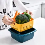 6 Piece Multi-Functional Drain Basket Set | Kitchen Storage and Washing Baskets for Fruits & Vegetables