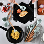 13 pcs Kitchen Utensil Set High Quality Silicone Cooking Tool Set with heat-resistant, non-scratch utensils for safe cooking