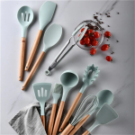 13 pcs Kitchen Utensil Set High Quality Silicone Cooking Tool Set with heat-resistant, non-scratch utensils for safe cooking