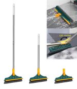 V Shape Floor Cleaning Brush - 2-in-1 Magic Broom and Scrub Brush for multi-surface cleaning and dust removal