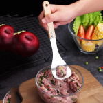 Meatball Maker Spoon Stainless Steel with ergonomic handle for easy shaping and scooping of meatballs and dough