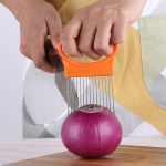 Tomato Onion Vegetable Slicer Holder for Easy and Safe Slicing